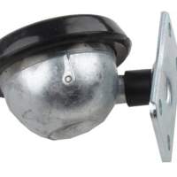 Heavy duty castors made of zinc die-cast T 700/3 Ø 72 mm, made in Germany, wholesale remaining stock