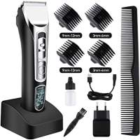Lovebay Hair Trimmer Máquina cortadora de cabello profesional con cuchillas de cerámica / titanio Cortadora de cabello USB para