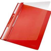 Leitz hook file 41900025 DIN A4 commercial. Stitching PVC red