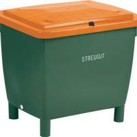 Grit container 400l 1000x700x850mm without removal chute Ku. green/orange