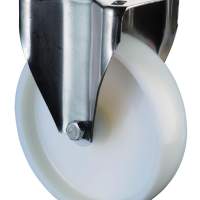 Stainless steel transport roller, Ø 80 mm, width: 30 mm, 100 kg