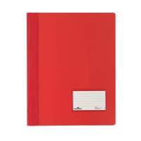 DURABLE loose-leaf binder DURALUX 268003 DIN A4 rigid film red