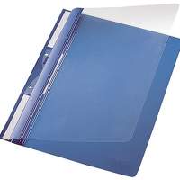 Leitz hook file 41900035 DIN A4 commercial. Stitching PVC blue
