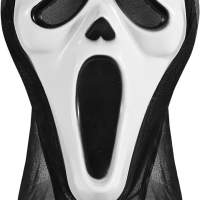 Scream Maske - Ghostmaske für Herren & Damen als Kostüm für Halloween